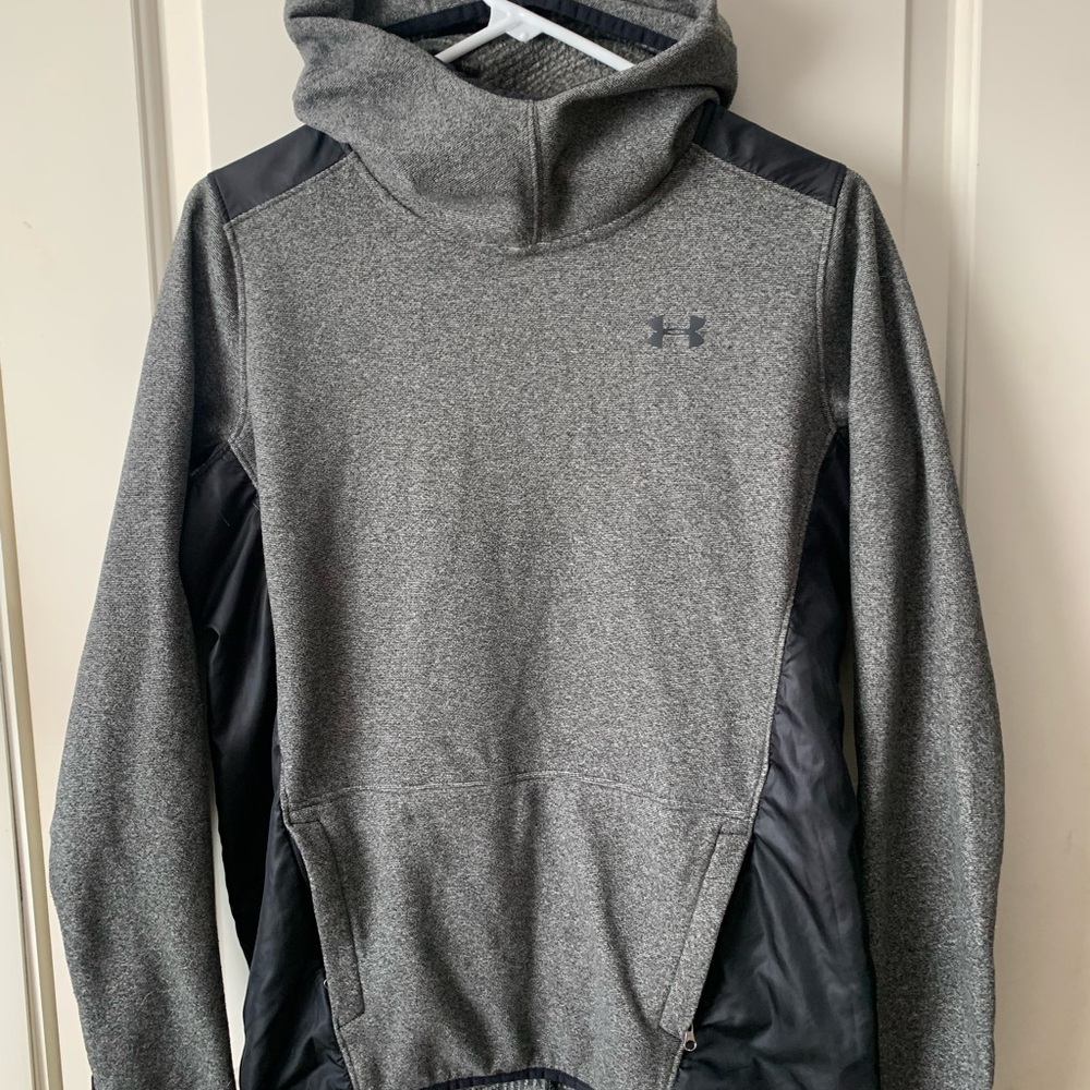 Under Armour Gray Fleece ColdGear Hood